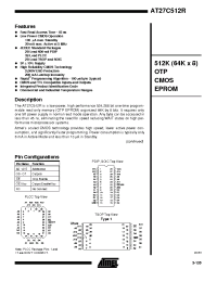 Datasheet AT27C512R-15JI manufacturer ATMEL