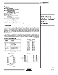 Datasheet AT28BV64-30JI manufacturer ATMEL