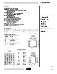 Datasheet AT28C010 manufacturer ATMEL