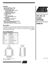Datasheet AT28C16E-15SI производства ATMEL