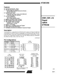 Datasheet AT28C256-20 manufacturer ATMEL