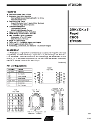 Datasheet AT28C256-20SC manufacturer ATMEL