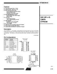 Datasheet AT28C64E-15TI производства ATMEL