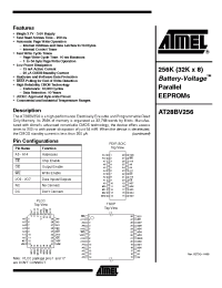 Datasheet AT28LV256-20C manufacturer ATMEL