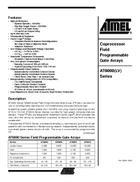 Datasheet AT6000 manufacturer ATMEL