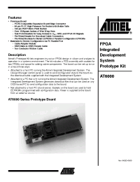 Datasheet AT6000/LV-25 manufacturer ATMEL