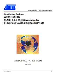 Datasheet AT89C51ED2-IM manufacturer ATMEL