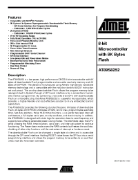 Datasheet AT89S8252-16JA manufacturer ATMEL