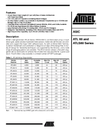 Datasheet ATLS60 manufacturer ATMEL