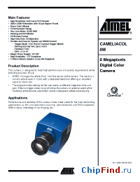 Datasheet CameliaColor8M manufacturer ATMEL