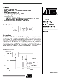 Datasheet E5530H-ZZZ-DIT manufacturer ATMEL