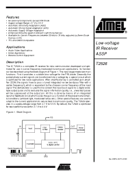 Datasheet T2526N1xx-DDW manufacturer ATMEL