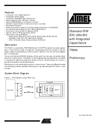 Datasheet T5554401-DBN manufacturer ATMEL
