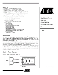 Datasheet T555711M01-DDW manufacturer ATMEL
