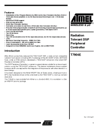 Datasheet T7904E manufacturer ATMEL