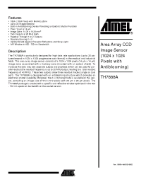 Datasheet TH7888AVRHN manufacturer ATMEL