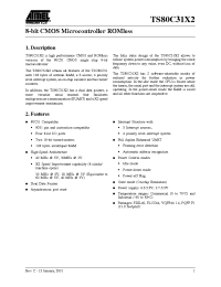 Datasheet TS80C31X2-MCCB manufacturer ATMEL