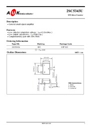 Datasheet 2SC5343U manufacturer AUK