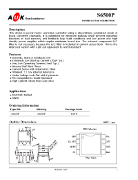 Datasheet S6500P manufacturer AUK