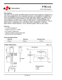 Datasheet S78L12L manufacturer AUK