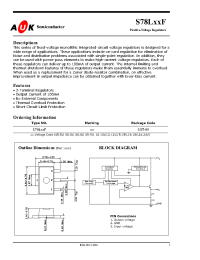 Datasheet S78LXXF manufacturer AUK