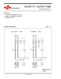 Datasheet SA3317-V manufacturer AUK