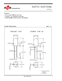 Datasheet SA5711 manufacturer AUK