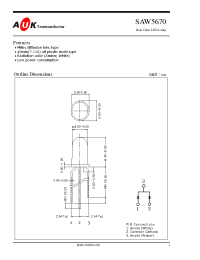 Datasheet SAW5670 manufacturer AUK