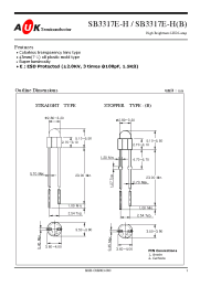 Datasheet SB3317E-H manufacturer AUK