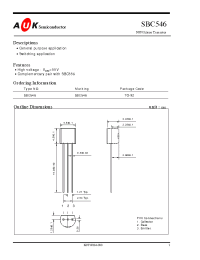 Datasheet SBC546 manufacturer AUK