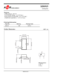 Datasheet SDS915 manufacturer AUK