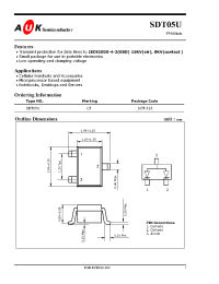 Datasheet SDT05U manufacturer AUK