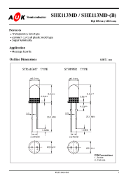 Datasheet SHE113MD-(B) manufacturer AUK