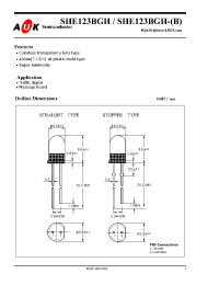 Datasheet SHE123BGH-(B) manufacturer AUK