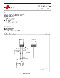 Datasheet SHE144MC manufacturer AUK