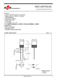 Datasheet SHE144PGIE manufacturer AUK