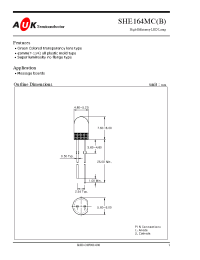 Datasheet SHE164MC(B) manufacturer AUK