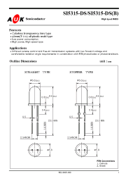 Datasheet SI5315-DS(B) manufacturer AUK