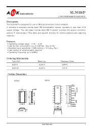 Datasheet SL5018P manufacturer AUK