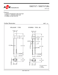 Datasheet SM3317(B) manufacturer AUK