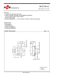 Datasheet SO2336-G manufacturer AUK