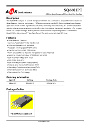 Datasheet SQ6601PT manufacturer AUK