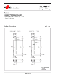 Datasheet SR3318-V manufacturer AUK