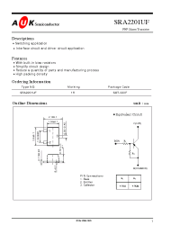 Datasheet SRA2201UF manufacturer AUK