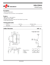 Datasheet SRA2206S manufacturer AUK