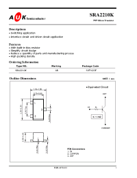 Datasheet SRA2210K manufacturer AUK