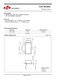 Datasheet STC9018SF manufacturer AUK