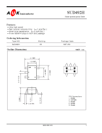 Datasheet SUD492H manufacturer AUK