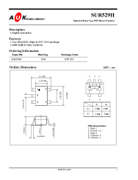 Datasheet SUR529H manufacturer AUK