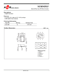 Datasheet SUR543EF manufacturer AUK